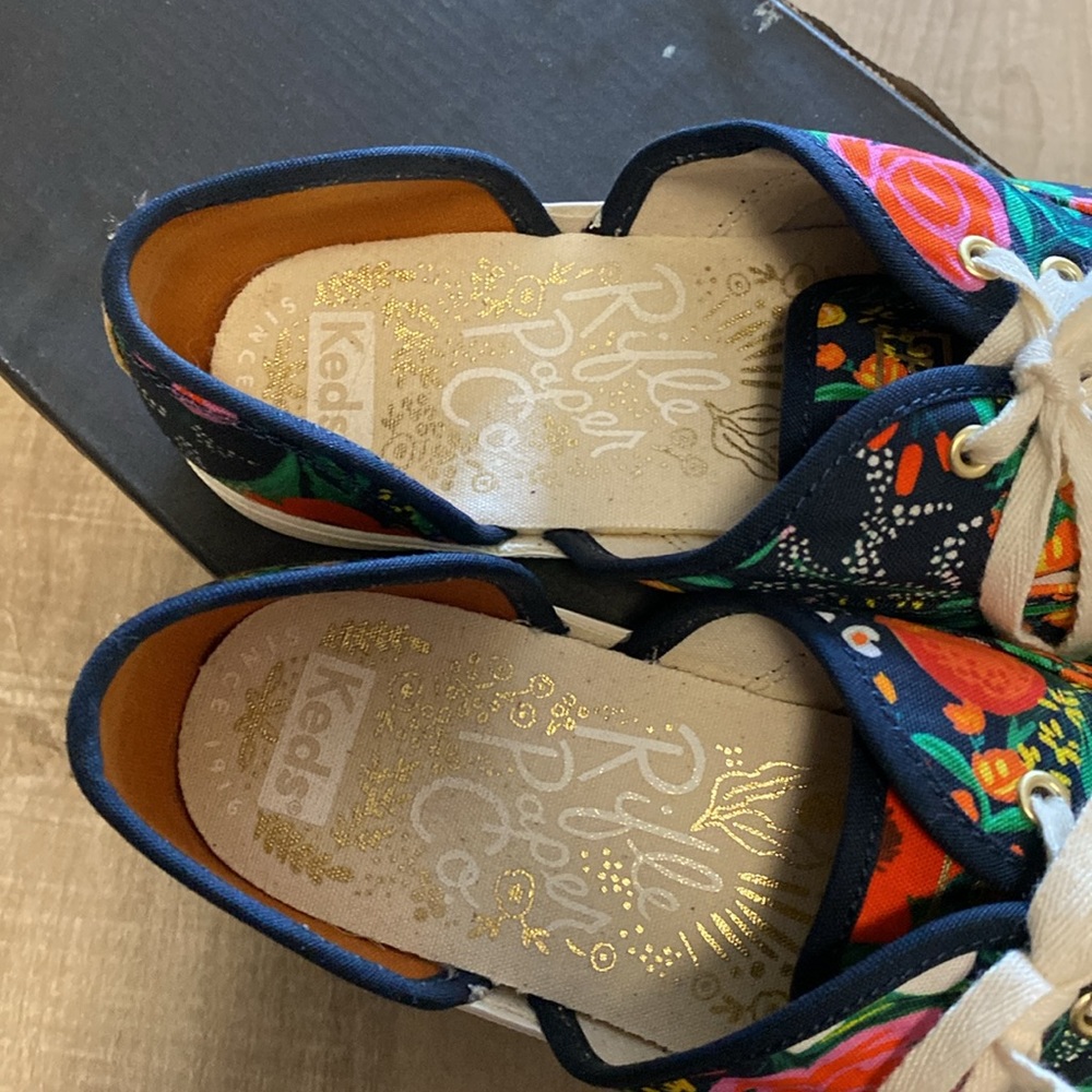 Keds Rifle Paper Sneaker! - Picture 3 of 10